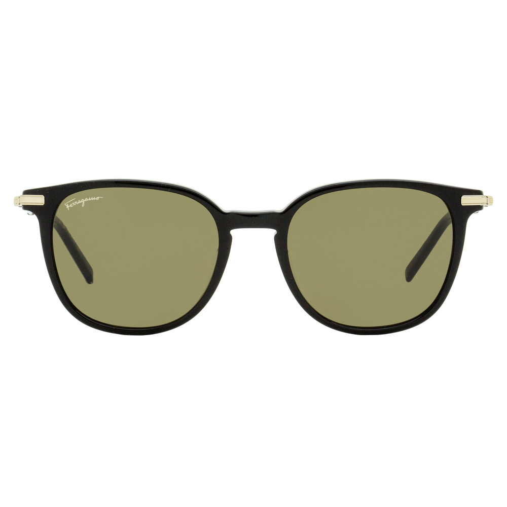 Ferragamo Oval Sunglasses SF1015S 001 Black 52mm - Picture 2 of 2